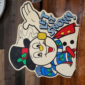 Vintage Frosty the Snowman decor